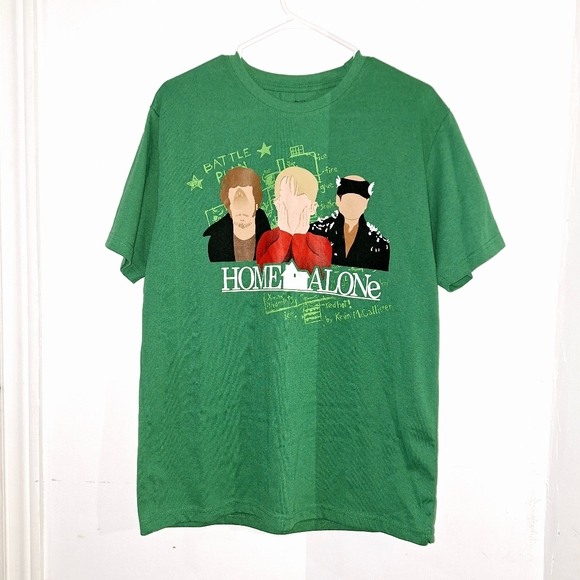Green Home Alone Graphic Tee - Large - Picture 2 of 4